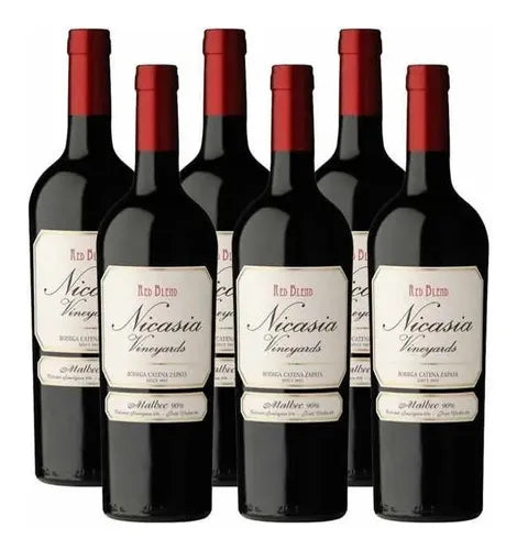 Vinho Tinto Argentino Nicasia Malbec Catena Zapata Cx 6 Und