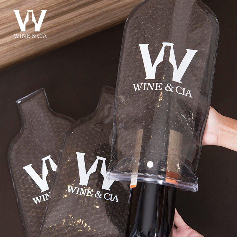 Kit 24 Wine Skins Fume Para Transporte de Garrafas de Vinho Em Segurança