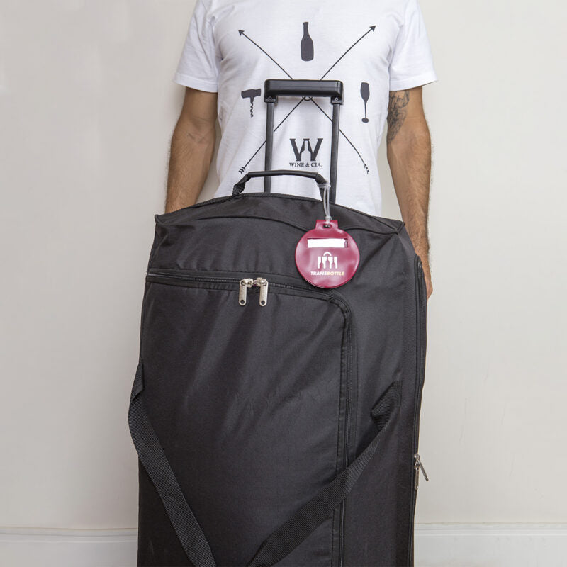 Mala Exclusiva de Transporte Segurança Para Garrafas Anti Impacto +2 Transbottle Para 6 Garrafas