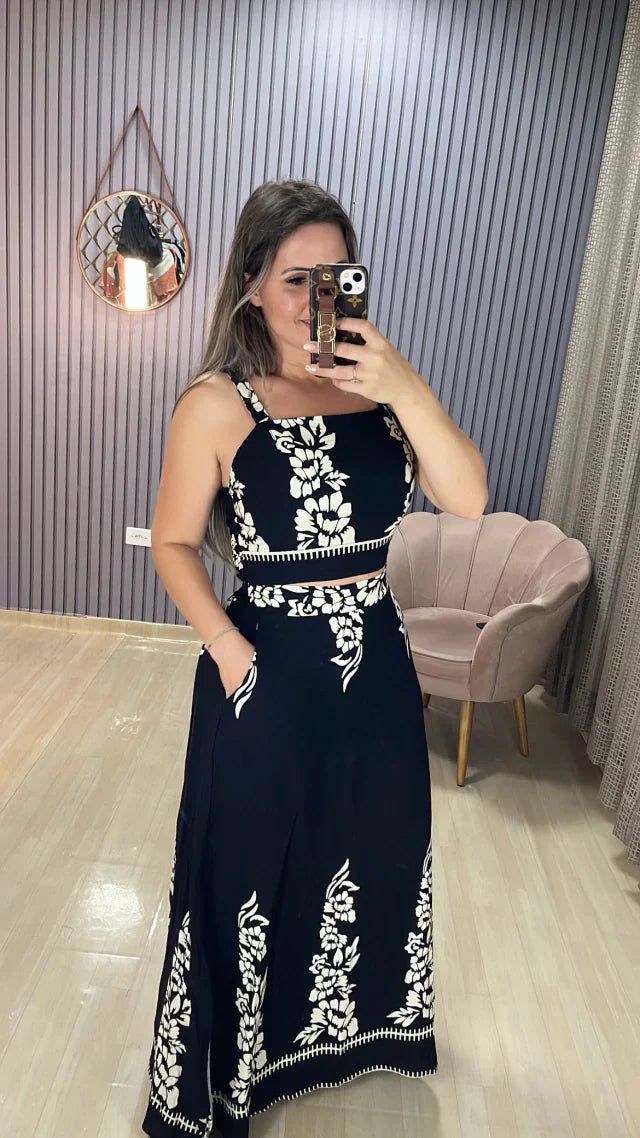 Conjunto Saia Fernanda