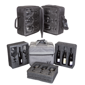 Mala EZ Trip – Bolsa Pequena Com Espuma Protetora De Garrafas e Taças