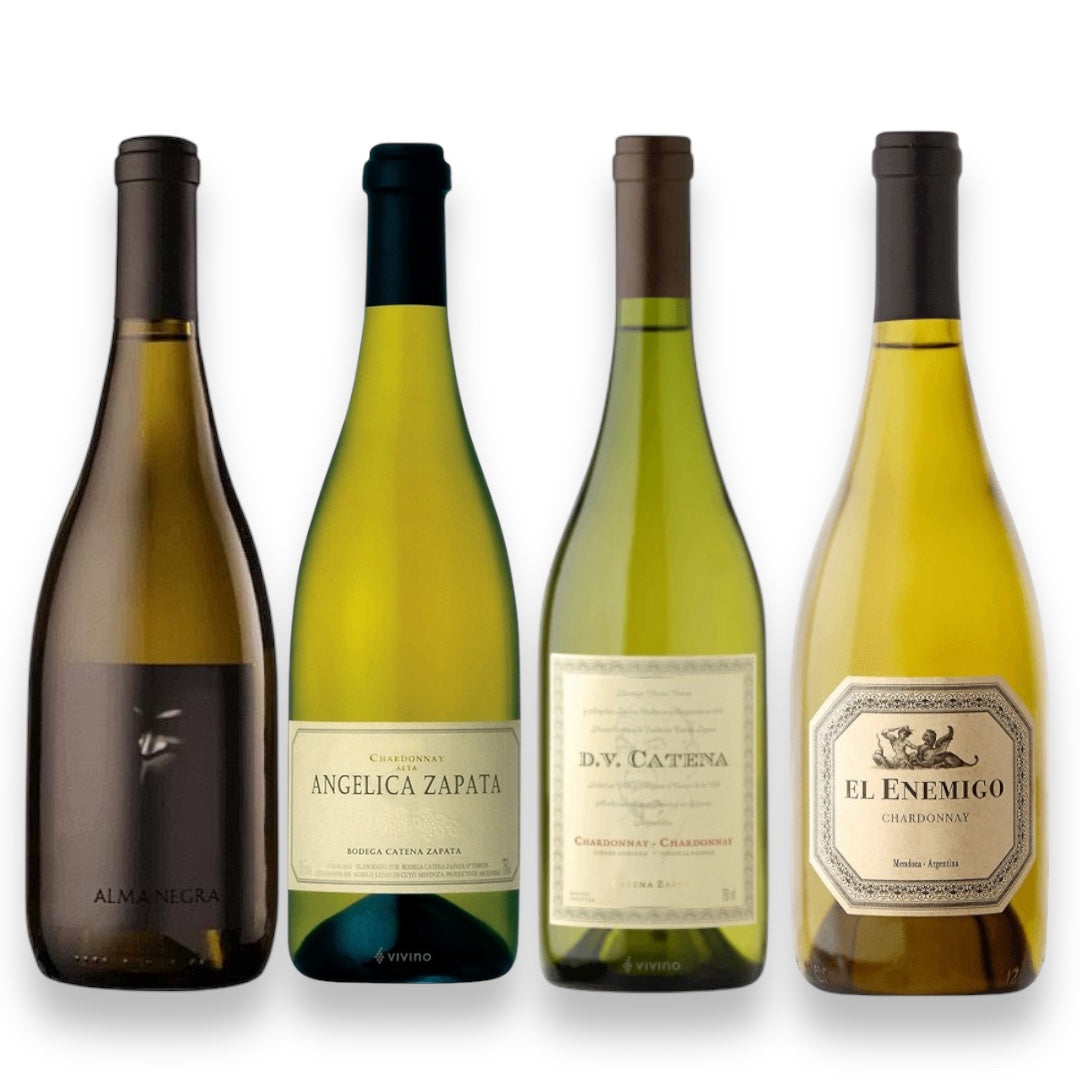 Kit 4 Vinhos Argentino Chardonnay