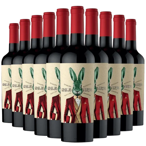 Kit 10 Vinhos Tintos – Conejo Verde Malbec