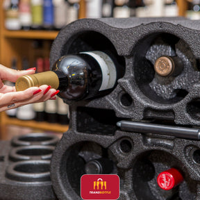 Transbottle Para 6 Garrafas + Mala Exclusiva de Transporte Segurança Para Garrafas Anti Impacto