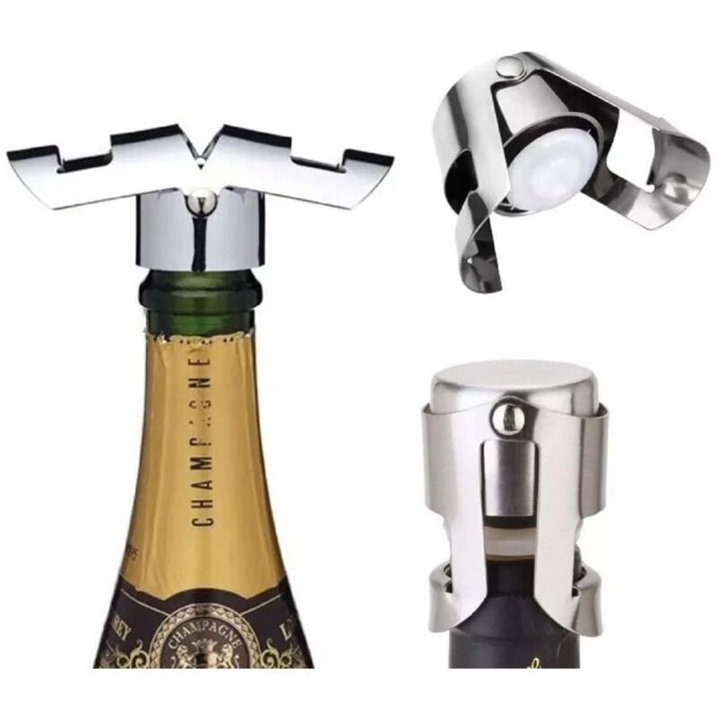 Tampa de pressão para garrafas de espumante